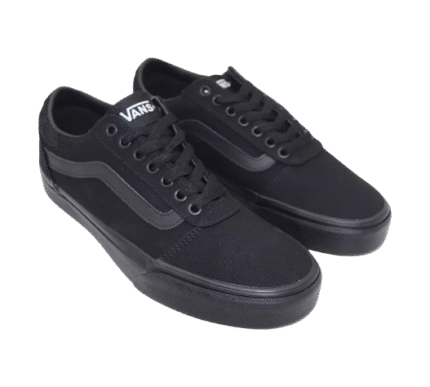 נעלי סניקרס vans WARD CANVAS BLACK/BLACK VN0A38DM1861