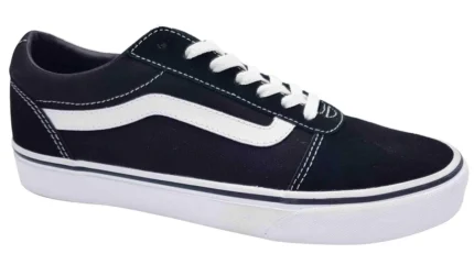 נעלי סניקרס vsns WARD SUEDE Canvas black/WHIT VN0A36EMC4R1