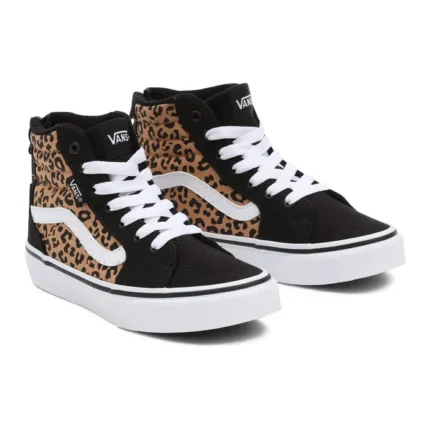 נעלי סניקרס VN0A5HZHAPX1 FILMORE HI ZIP CHEETAH BLACK/DOE