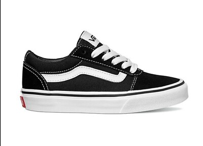 נעלי סניקרס WARD SUEDE/CANVAS BLACK WHITEVN0A38J9IJU1